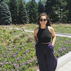 FRNCH Purple Pants